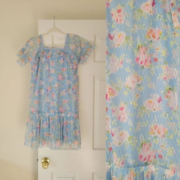 Zara girl lace dress 13-14,Rare! - Picture 1 of 12